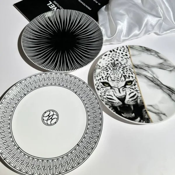Bohemian Style Ceramic Plate Simple Nordic Home Plate Western Food Plate Kitchen - Image 4